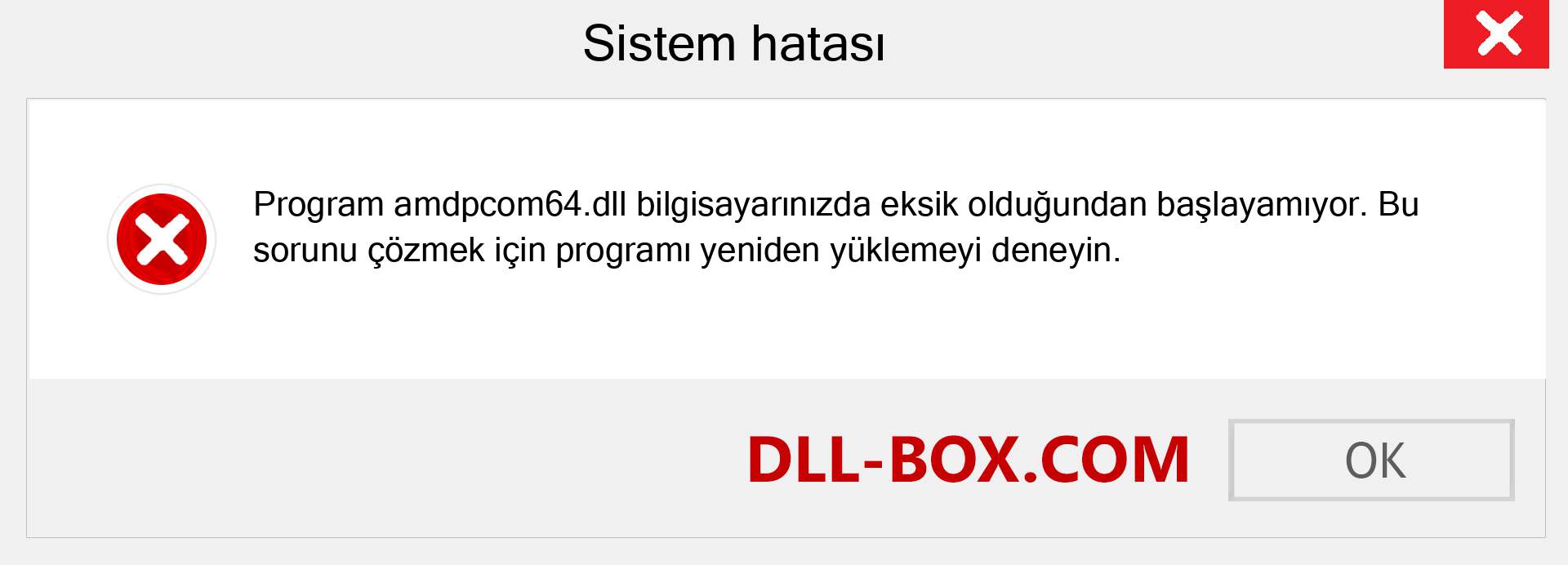 amdpcom64.dll dosyası eksik mi? Windows 7, 8, 10 için İndirin - Windows'ta amdpcom64 dll Eksik Hatasını Düzeltin, fotoğraflar, resimler